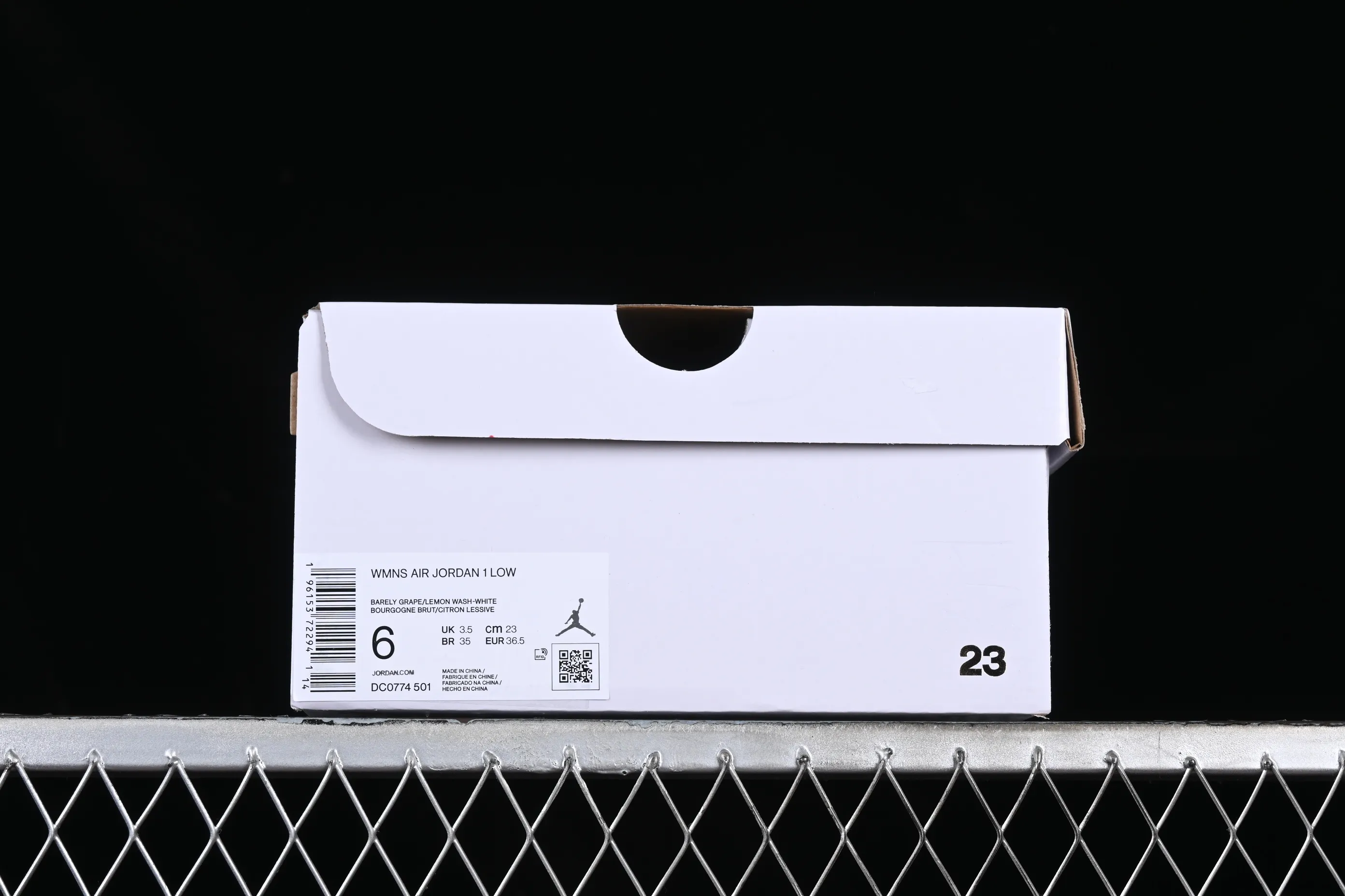 All categories Air Jordan Jordan series basketball shoes Air Jordan 1 Low G version pure original Air Jordan 1 Low "Barely Grape" AJ1 Joe 1 light purple low-top cultural casual sneakers DC0774-501